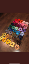 60 pc Velvet hair scrunchies