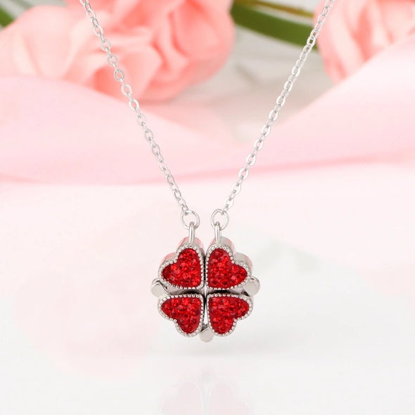 2-in-1 Heart Pendant Necklace