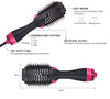 Hair Dryer Brush Volumizer Blow 2 in 1 straightener and curler