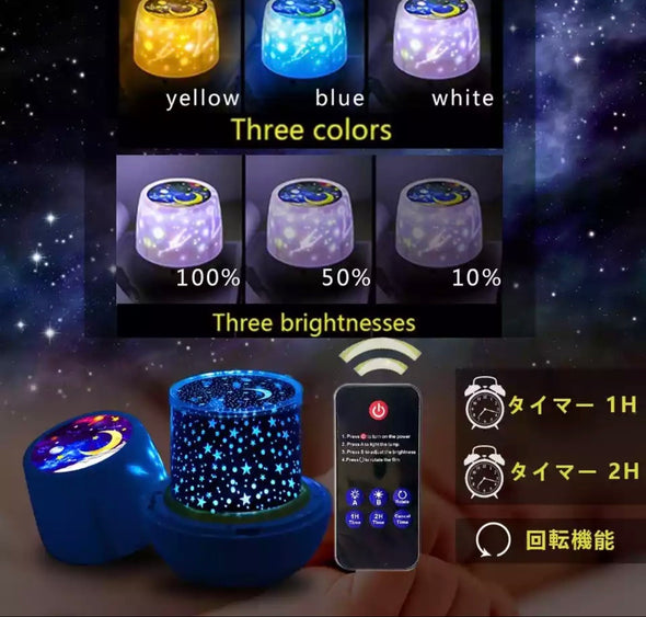 LED Starry Night Sky Projector Lamp