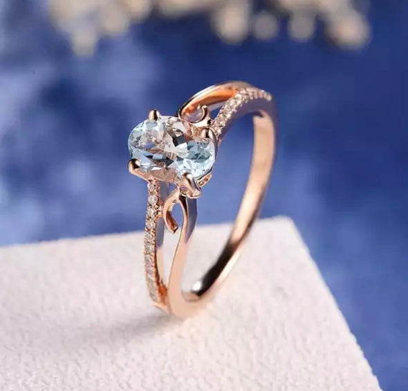 Rose Gold Diamond Ring